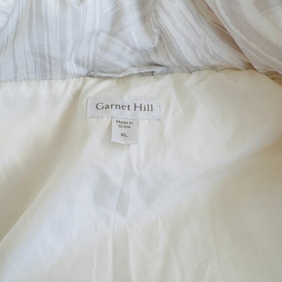 Garnet Hill Womens Goose Down Puffer Jacket Size XL - Picture 5 of 12